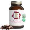 PURE SYNERGY SuperPure Astaxanthin Extract | Organisk Astaxanthin från Alger med Sunflower Lecithin | Antioxidant Support för hud och ögonhälsa (60 kapslar)