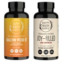 Happy Healthy Hippie Joy-Filled med Saffron Mood Support Supplement & Glow för Astaxathin Supplement