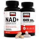 Force Factor NMN Supplement, NAD + (NMN eller Nicotinamide Riboside Alternative) med Resveratrol, Astaxanthin, Spermidine & Luteolin Complex, NAD för att stödja Cellular Health & Healthy Aging, 60 Capsules