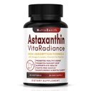 Astaxanthin Supplement med Omega-3, Vitamin E & Lutein - 60 kapslar för Super Antioxidant Support, Energy Boost, Mental Clarity & Eye / Skin Care - Triple-Action Formel (Powerful Antioxidant Complex)