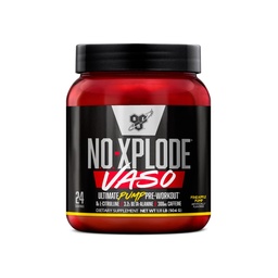 BSN N.O.-XPLODE Vaso Pre Workout Powder med 8g L-Citrulline och 3,2g Beta-Alanine och Energy, smak: Pineapple Pump, 24 portioner