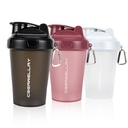 3 Pack Shaker Bottles för proteinblandningar, 17 oz Small Protein Shaker Bottle med handtag, Gym Shaker Cups med Blending Ball för Pre Workout, BPA-Free & Dishwasher Safe (Black, White, Pink)