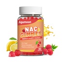 NAC Gummies 800mg for Adults & 400mg for Kids, NAC Supplement N-Acetyl Cysteine, Sugar-Free - 60 Vegan Gummies, Antioxidant Supplement, Immune Support