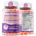 Women Sleep Gummies with Myo-Inositol & D-Chiro Inositol + Saffron, MTHF Folate, Vitamin B6 & B12, 40:1 Ratio Myo Inositol Supplement for Hormone Balance, Mood, PCOS & Ovarian, Sugar Free, 60Cts