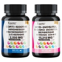 cortisol & myo-inositol Supplement Bundle with ashwagandha, Magnesium, l-theanine, d-Chiro inositol, folate, Berberine, chasteberry for Stress Relief & Balance