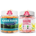 Nextdia Inositol Gummies Supplement with Evening Primrose Oil for Women + Kava Kava Gummies