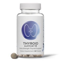 InfiniWell Thyroid Support + - Riktad sköldkörtelstöd Komplex - Främja hormonsignalering, metabolisk hälsa och Mitokondriell energiproduktion - med Guggulsteron E-Z (60 tabletter)