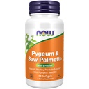 NOW Foods Supplements, Pygeum & Saw Palmetto med Pumpkin Seed Oil, Mäns hälsa *, 60 Softgels