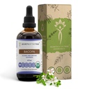 Bacopa USDA Organic | Alkoholfri extrakt, högpotentiella växtbaserade droppar, avkoppling, positiv kognitiv effekt | Tillverkad av 100% certifierad organisk Bacopa (Bacopa Monnieri) Torkade Herb 4 oz