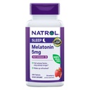 Natrol Melatonin 5 Mg, 250 snabbt lösa tabletter jordgubbsmak