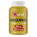 Qunol 100mg Ubiquinol, Powerful Antioxidant for Heart & Vascular Health, Essential for Energy Production, Natural Supplement Active Form of Coq10, 120 Count
