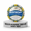 Rawleigh Medicated Ointment: 4.5 oz Blue Tin, Adults & Kids: Topical Chest Rub for Cold, Nasal Congestion, Minor Aches och Pain, med Camphor, Menthol & Eucalyptus, Non-Greasy Formel - Pack med 1