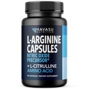 L-Arginine kapslar med L-Citrulline - Nitric Oxide Supplement - L Arginine och L Citrulline Blend - 60 Count - Vegan, icke-GMO kapslar för prestanda, uthållighet och muskelstöd - 1 månads leverans