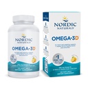 Nordic Naturals Omega-3D, Lemon Flavor - 120 Soft Gels - 690 mg Omega-3 + 1000 IE Vitamin D3 - Fiskolja - EPA & DHA - Immune Support, Brain & Heart Health, Healthy Bones - Non-GMO - 60 portioner