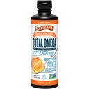 Barleans Total Omega 3 6 9 Liquid Fish Oil Supplement med Borage och Flaxseed Oil, Orange Crème, 2 400 mg EPA, DHA och GLA Fatty Acids, 16 oz