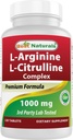 Bästa Naturals Arginine Citruline Komplex 1000 Mg 120 tabletter