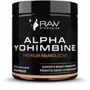 RAW Synergies Alpha Yohimbine - Fitness Support Supplement for Long-Lasting Energy, Alert Mind & Metabolic Health Support - Clean, Natural Supplement - 60 kapslar