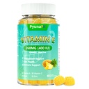 Vitamin E 400 IU Gummies for Women, Vitamin E Chewable Supplement with VIT A, C, Biotin, Zinc, Powerful Antioxidant, Skin & Hair Health, 60 Count