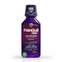 Vicks PainQuil Pain Relief Acetaminophen 1000mg Max Strength Adult Pain Reliever Liquid 12oz, Backache Headache Relief, 1 Nighttime Pain Reliever + Sleep Aid