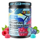 NSF Certified Creatine Gummy 5g - Kreatinmonohydrat Gummies - Pre-Workout Energy & Muscle Growth Support för män och kvinnor | Blueberry Raspberry Electrolyte Gummies (135 greve)
