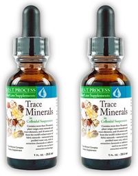 Morter Trace Minerals in Colloidal Suspension (2 Pack) Morter HealthSystem Best Process Alkaline - Nutrient Dense Trace Elements, Fulvic Minerals & Amino Acids