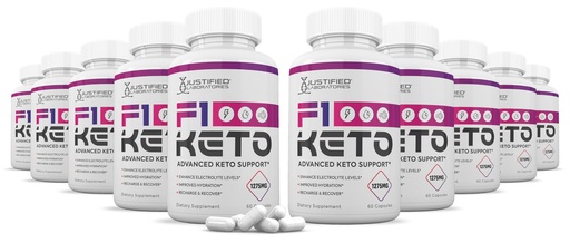 (10 Pack) F1 Keto Pills 1275MG New & Improved Formula Contains Apple Cider Vinegar Extra Virgin Olive Oil Powder Green Tea Leaf 600 Capsules