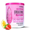 BIRDMAN Creatine Refresher | Creatine Monohydrate Powder with Electrolytes, Magnesium Glycinate & Vitamins | Creaclean Seal | Sugar Free, Low Calorie | Strawberry Lemonade | 30 Servings