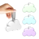 Pure Enrichment PureBaby Cloud Portable Sound Machine and Night Light - 15 Soothing Sounds, Travel Friendly, Battery Operated, Ideal for Baby and Kids on The Crib, Stroller, Headrest, and More
