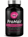 VWS Biotin 10,000 mcg Dietary Supplement w/Zinc & Selenium to Promote Thicker Hair Growth, Stronger Nails & Healthy Skin for Women and Men, 60 Vegan Capsules