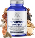 Premium Mushroom Complex Capsules - Lion's Mane Supplement Wellness Formel med Turkiet Tail, Shiitake, Cordyceps, Reishi, Chaga, Maitake - Immune Support Mushrooms Herbal Supplements - 60