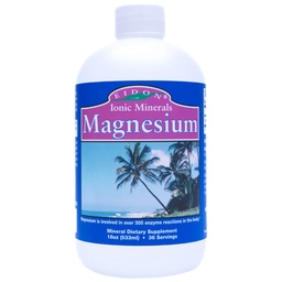 Eidon Liquid Magnesium Concentrate - Ionic Magnesium Drops Supplement för vuxna, män och kvinnor, stöder muskelavkoppling, biotillgänglig, inga tillsatser eller konserveringsmedel - 18 oz