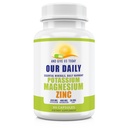 Magnesium Kalium Kosttillskott W Zink - 90 kapslar 400MG Magnesium,450MG Kalium, 50MG Zink för Vaskulär Hälsa - Hög Absorption Vegan för Leg Kramper och sömn