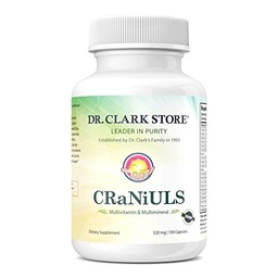 Dr Clark Store CRaNiULS (Multi Vitamin & Mineral), 520 mg 150 Gelatin kapslar