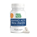 FeelGood Superfoods Beta-Alanine Capsules - Amino Acid Pre Workout Supplement - 3200mg Beta-Alanine Per Serving- Muscle Endurance & Workout Performance Support - Hög Absorption - 30 portioner