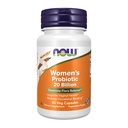 NOW Foods Supplements, Women's Probiotic, 20 Billion, Specially Formulated using Three Clinically Tested Probiotic Strains, 50 Veg Capsules