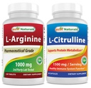 Bästa naturliga L-arginin 1000 mg och L-citralin 1500mg
