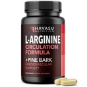 L-arginin 1800mg och Pine Bark Extract 100mg - Nitric Oxide Supplement för män - Prestationstillägg för Mäns hälsa - 90 greve - Uthållighet, Återhämtningsstöd - Vegan, icke-GMO kapslar