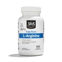 365 av Whole Foods Market, L Arginine 500Mg 100 Veggie Caps