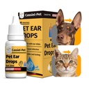 Ear Drops for Ear Infection Treatment, Ear Mites Treatment, Dog Yeast Soothing Cleansing, Ear Wax Removal, Itchy Ear Relief for Dogs and Cats | 20 ml 0.67 FL OZ