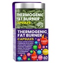 Thermogenic Fat Burner Capsules - Viktminskning Piller för kvinnor och män, Appetite Suppressant, Metabolism Booster - Green Tea, Coffee Extract, Garcinia Cambogia - Diet Pills för viktminskning - 60 kapslar