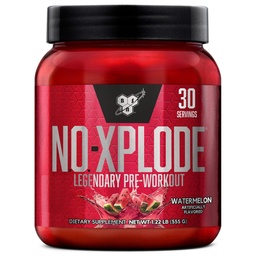 BSN N.O.-XPLODE Pre Workout Powder, Energy Supplement för män och kvinnor med kreatin och beta-alanin, vattenmelon, 30 portioner, 1,2 pund (Packaging May Vary)