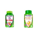 Vitafusion Extra Strength Vitamin D3 Gummy & Power C Vitamin C Gummies for Immune Support, Orange smaksatt, 282 mg Vitamin C, Amerikas nummer 1 Gummy Vitamin Brand, 50 Day Supply, 150 Count