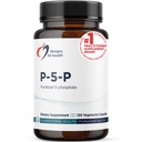 Design för hälsa P-5-P - 50mg Vitamin B6 (P5P Pyridoxal-5-fosfat) Supplement - Icke-GMO, Vegan B-6 (120 kapslar)