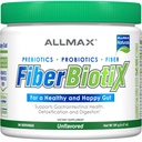 ALLMAX Naturals - FiberBiotix - Stöder gastrointestinal hälsa, avgiftning och matsmältning för en hälsosam och lycklig tarm (189 g, osmakad)