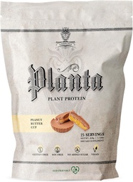 Ambrosia Planta - Premium Plant-Based Protein | Vegan & Keto Friendly | Gourmet smaker utan uppblåsthet eller mage upprörd | Gluten & Soy Free | No Added Sugar | 25 portioner | Peanut Butter Cup