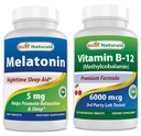 Melatonin 5 mg och vitamin B12 6000 mcg