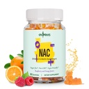 NAC Supplement 1000mg for Adults & 500mg for Kids, N-Acetyl Cysteine Supplement Gummies, Synergistic Antioxidant, Vegan, Sugar-Free 60 Gummies