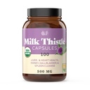 Fullständiga naturliga produkter Ren Organisk Mjölk Thistle Capsules - 500 mg Silymarin Powder 100 Pills