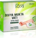 Original Patanjali Divya Muktavati, Extra Power 120 greve, ayurvedisk, 100% naturlig
