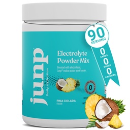 JUNP Electrolytes Powder No Sugar No Carbs - Pina Colada Coconut Pineapple Keto Electrolyte Drink Mix - Potassium & Salt Hydration Powder Electrolytes - Zero Calorie Sugar Free Electrolyte Powder 90ct